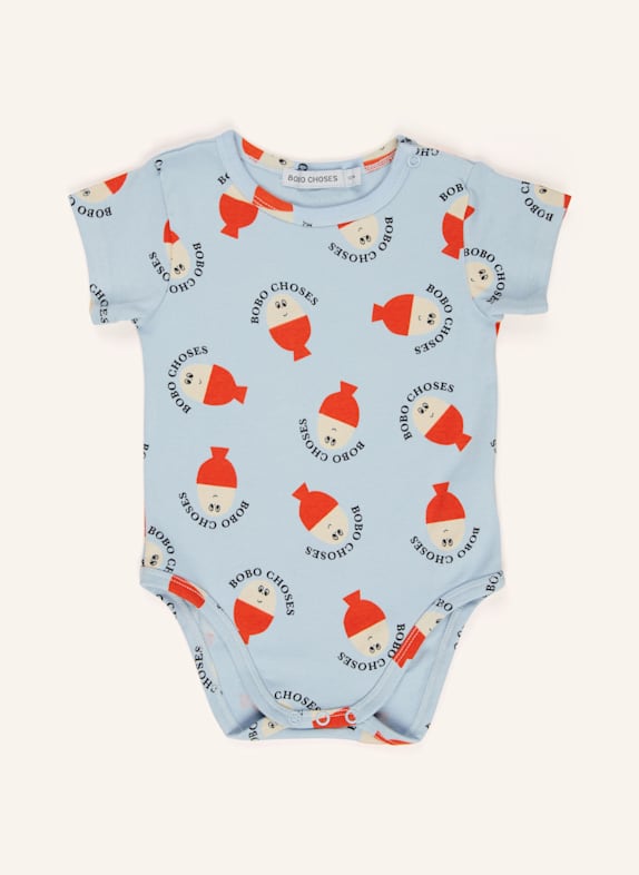 BOBO CHOSES Body HELLBLAU/ ROT/ ECRU