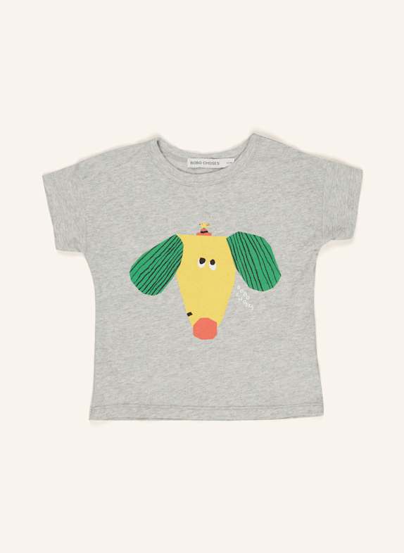 BOBO CHOSES T-Shirt HELLGRAU/ GELB/ GRÜN
