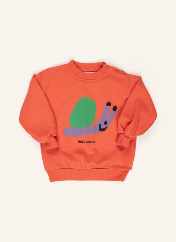 BOBO CHOSES Sweatshirt ORANGE/ GRÜN/ LILA