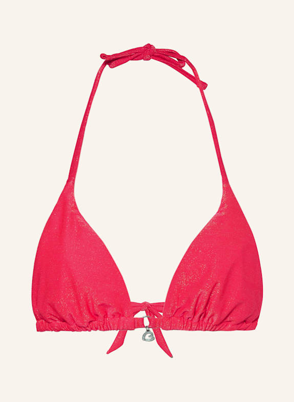 BANANA MOON Triangel-Bikini-Top SEAGLITTER RICO NEONROT