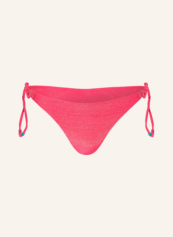 BANANA MOON Triangel-Bikini-Hose SEAGLITTER LINA mit Glitzergarn NEONROT