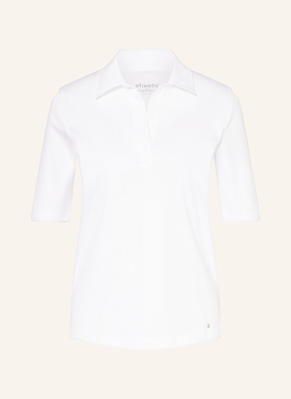 efixelle Jersey-Poloshirt WEISS