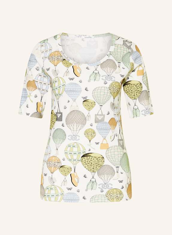 efixelle T-Shirt BEIGE/ MINT/ HELLBLAU