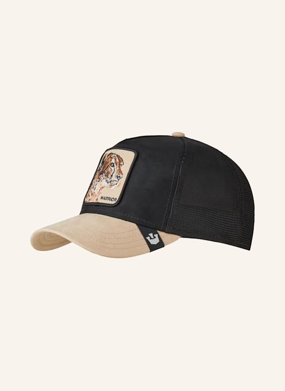 GOORIN BROS. Cap THE SUEDE CHEETAH SCHWARZ/ CAMEL
