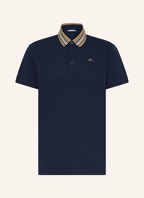 J.LINDEBERG Funktions-Poloshirt DUNKELBLAU/ CAMEL