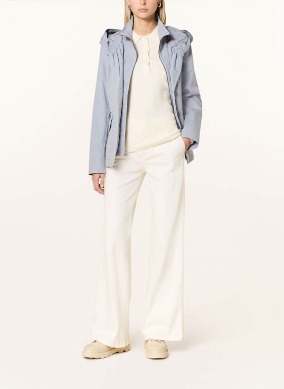 CREENSTONE Jacke HALY mit Blende BLAUGRAU