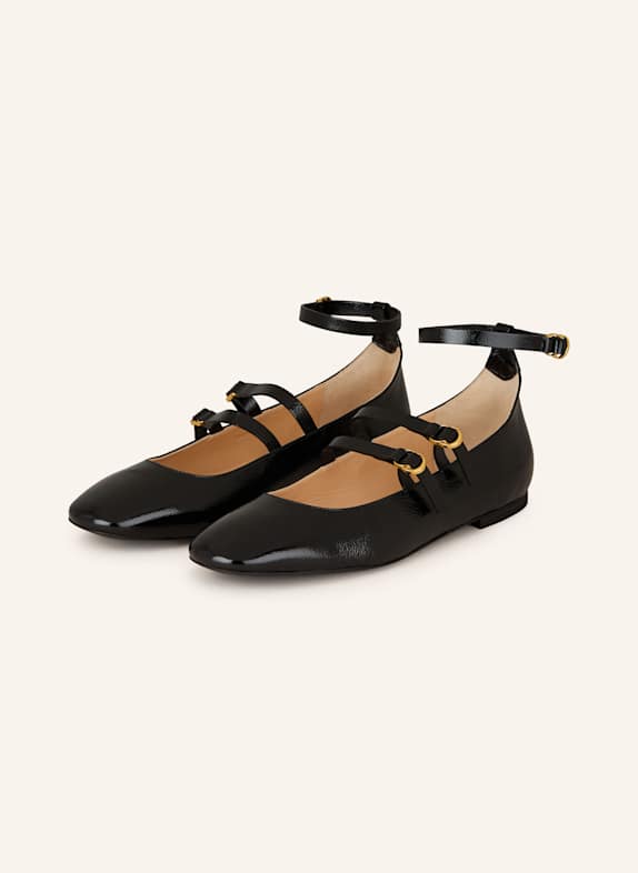 ODISSì Patent ballerinas GIORGIA BLACK
