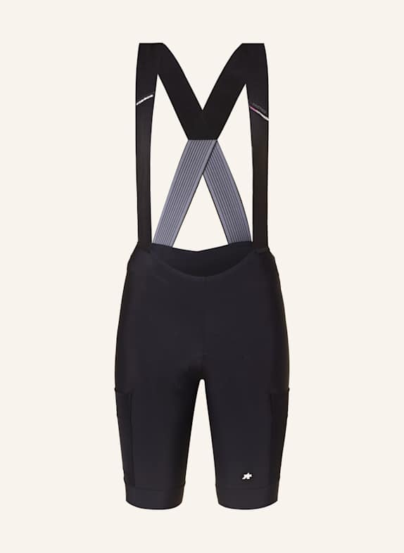 ASSOS TACTICA KIESKÄFER T5 cycling shorts with straps and padded insert BLACK