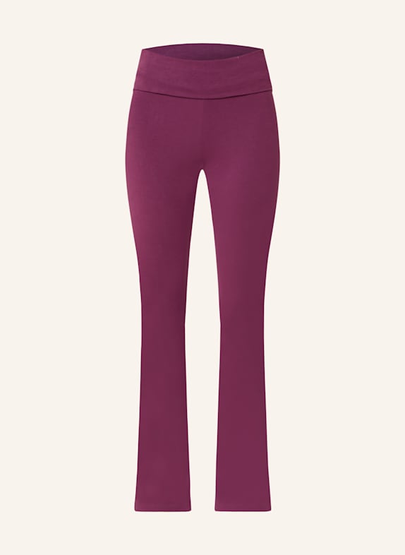 MANDALA Yoga-Hose CLASSIC ROLLDOWN DUNKELLILA