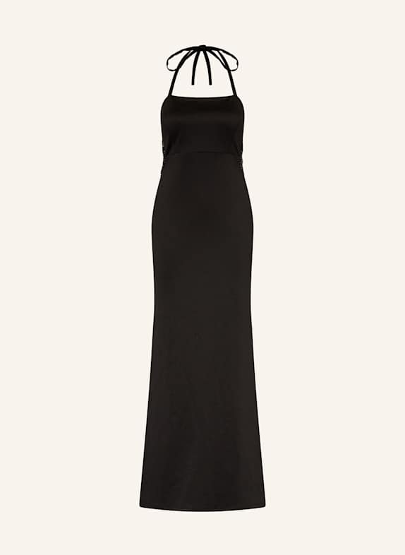 VM Vera Mont Abendkleid mit Cut-outs und Schmucksteinen SCHWARZ