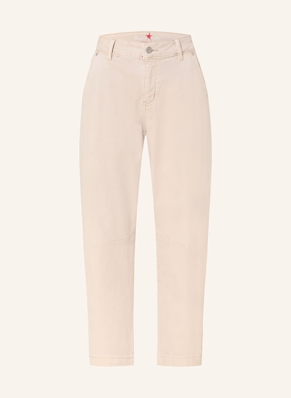 Buena Vista 7/8-Jeans BARREL mit Galonstreifen BEIGE