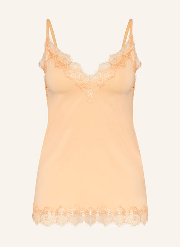 rosemunde Top BILLIE mit Spitze HELLORANGE