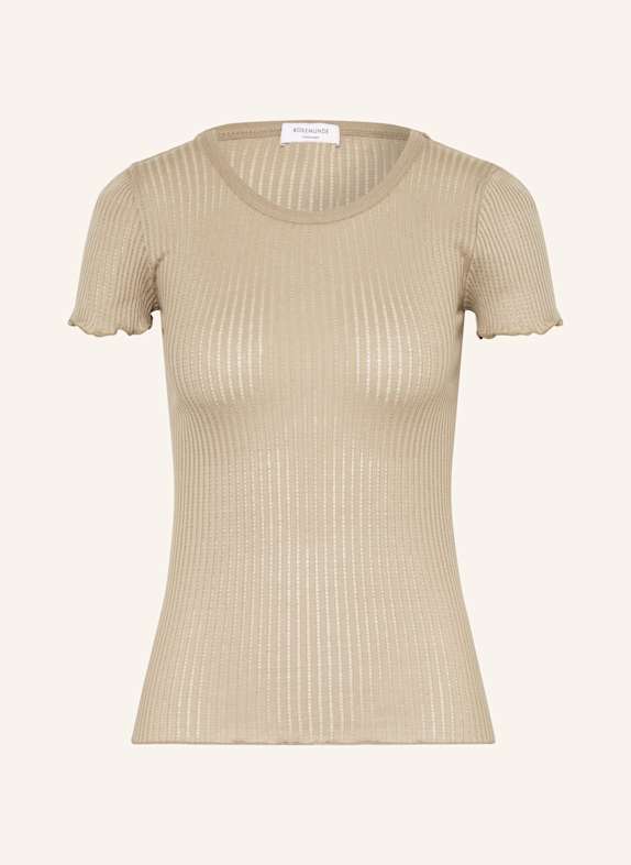 rosemunde Strickshirt aus Seide TAUPE