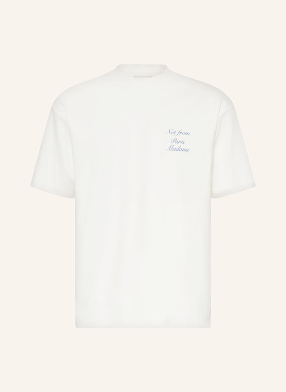 DRÔLE DE MONSIEUR T-Shirt SLOGAN CURSIVE ECRU