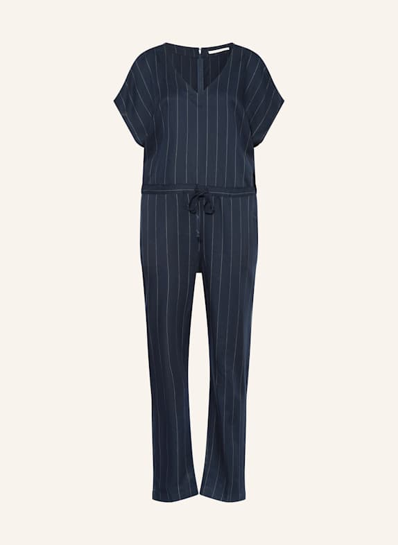 LANIUS Jumpsuit DUNKELBLAU/ WEISS