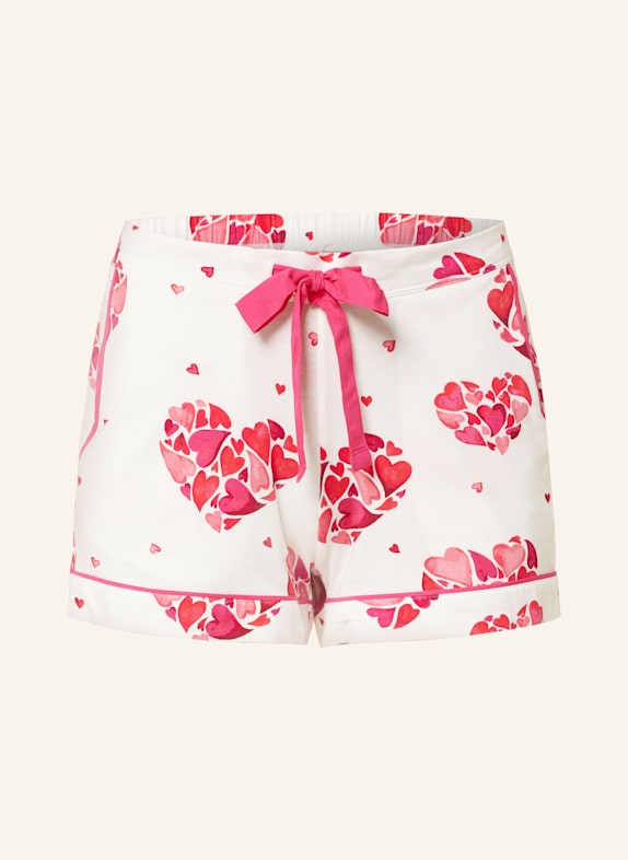 cyberjammies Schlafshorts ARIA WEISS/ ROT/ PINK