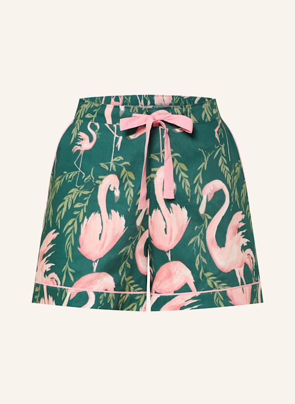 cyberjammies Schlafshorts IVY GRÜN/ ROSA