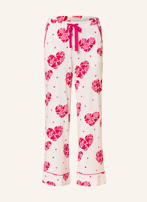 cyberjammies Schlafhose ARIA WEISS/ ROT/ PINK