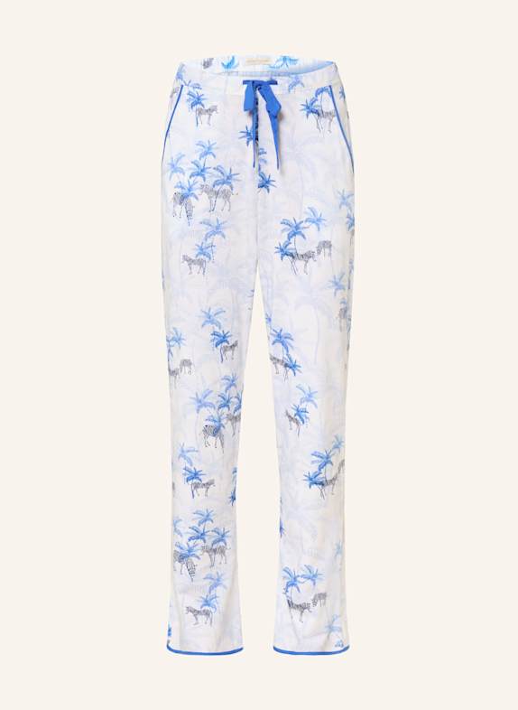 cyberjammies Schlafhose LYLA WEISS/ BLAU/ HELLLILA