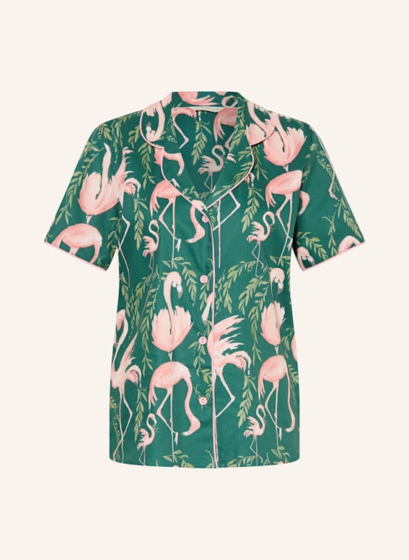 cyberjammies Schlafshirt IVY DUNKELGRÜN/ HELLROT/ HELLGRÜN