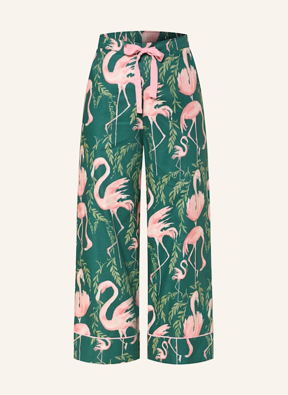 cyberjammies 3/4-Schlafhose IVY GRÜN/ ROSA