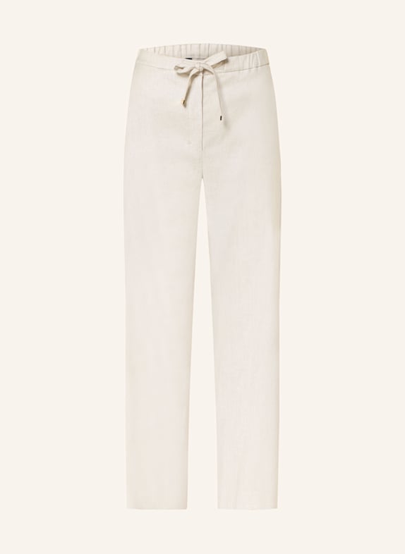 Trier par Sauter filtre Pantalon marinière AMERICA en lin CRÈME