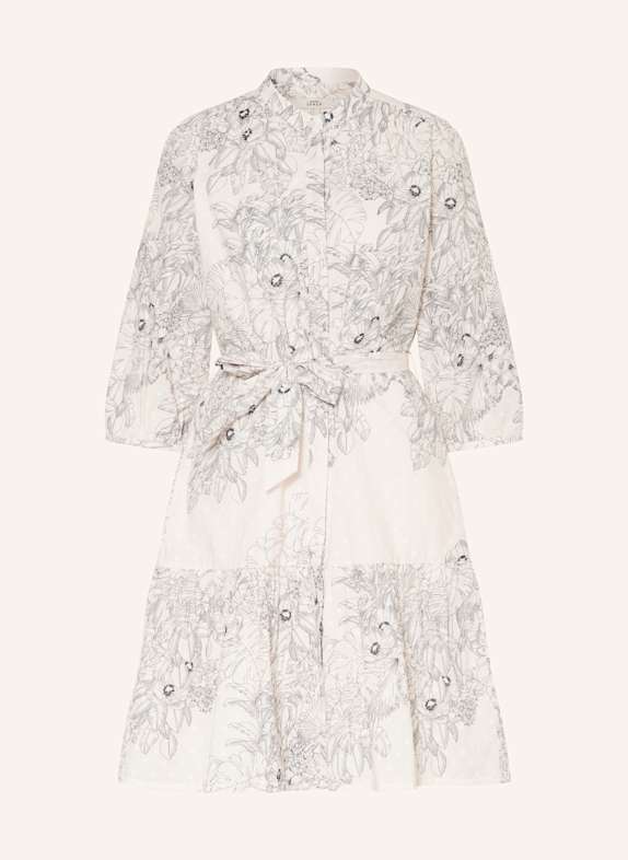 0039 ITALY MILO dress with 3/4 sleeves CREAM