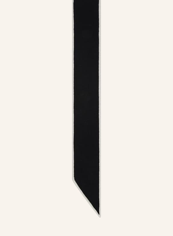 darling harbour Cashmere-Schal SCHWARZ/ WEISS