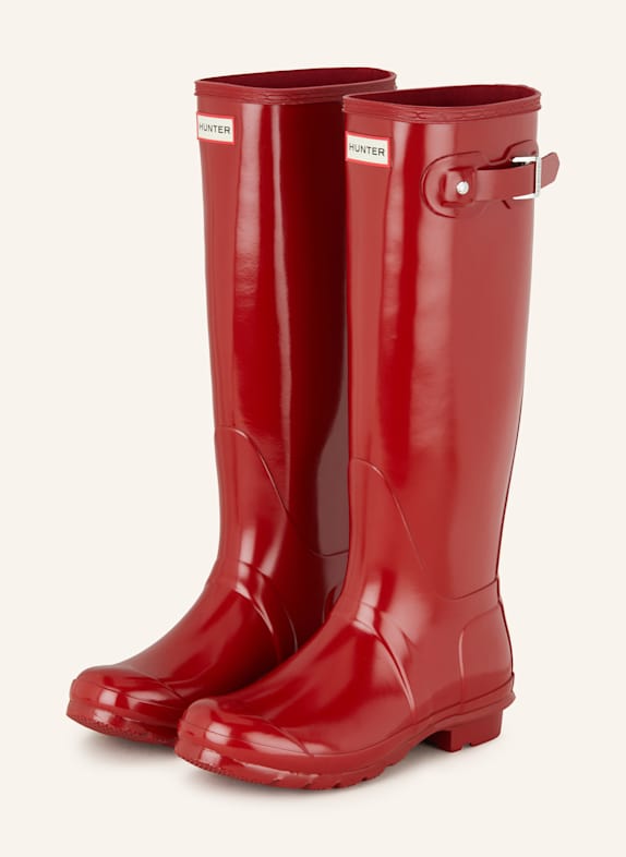 HUNTER Gummistiefel ORIGINAL TALL ROT