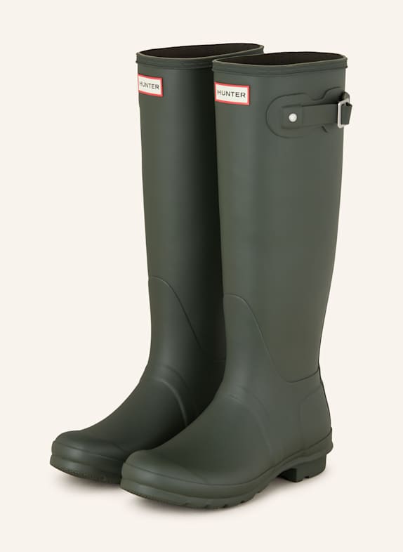 HUNTER Gummistiefel ORIGINAL TALL OLIV