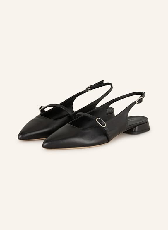 lilienfels Slingback ballerinas BLACK