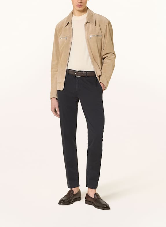 CANALI Chino Regular Fit DONKERBLAUW