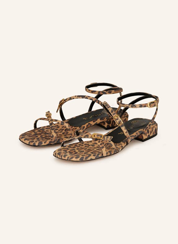 UNISA Sandalen CHISUN CAMEL/ HELLBRAUN/ SCHWARZ