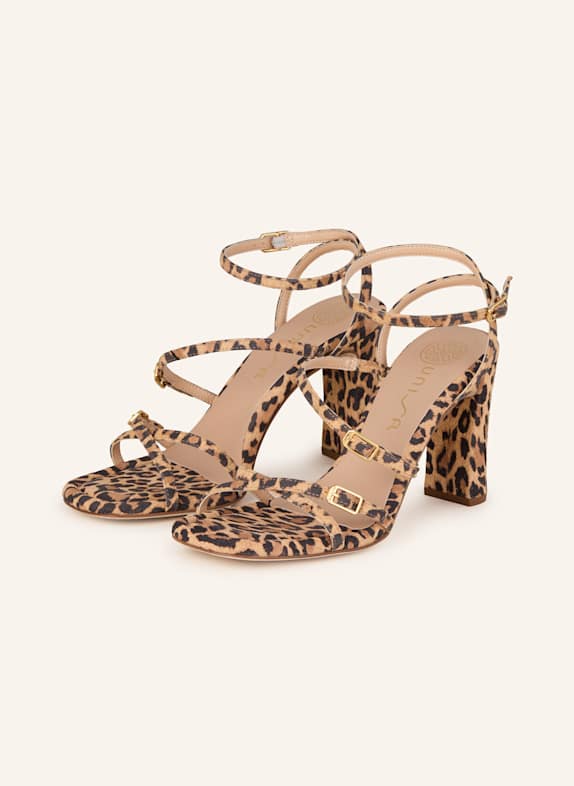UNISA Sandaletten SILVY CAMEL/ COGNAC/ SCHWARZ