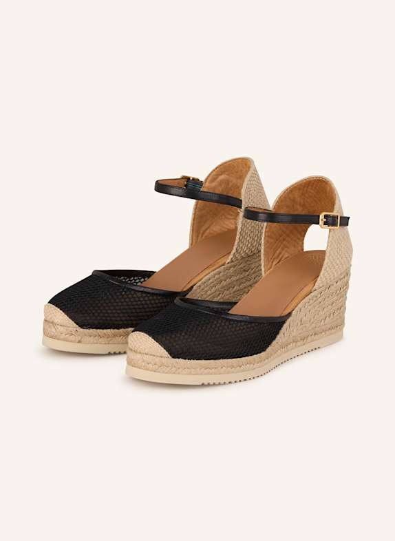 UNISA Wedges COREBO BLACK/ CREAM