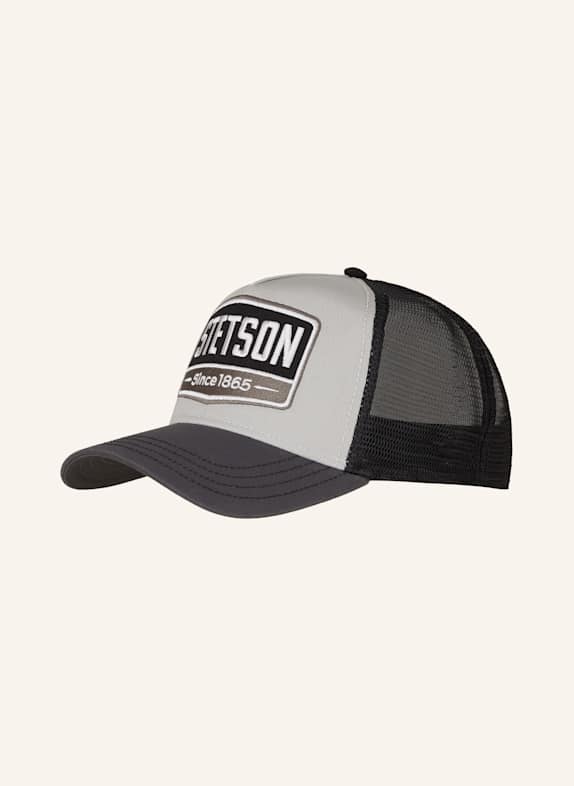 STETSON Cap GASOLINE BLACK/ DARK GRAY/ LIGHT GRAY