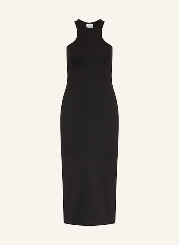 Courrèges Jerseykleid SCHWARZ