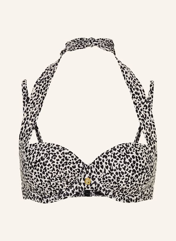 ten Cate Bügel-Bikini-Top ECRU/ SCHWARZ