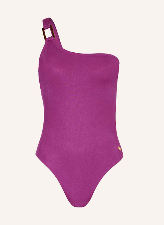 ten Cate One-Shoulder-Badeanzug FUCHSIA