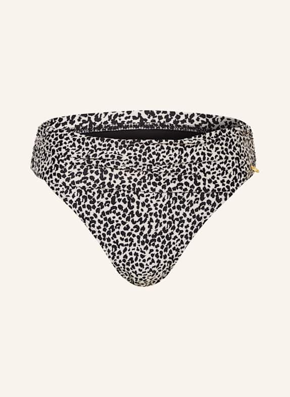 ten Cate High-Waist-Bikini-Hose ECRU/ SCHWARZ