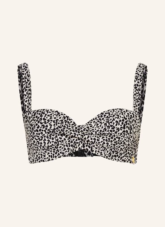 ten Cate Bügel-Bikini-Top ECRU/ SCHWARZ