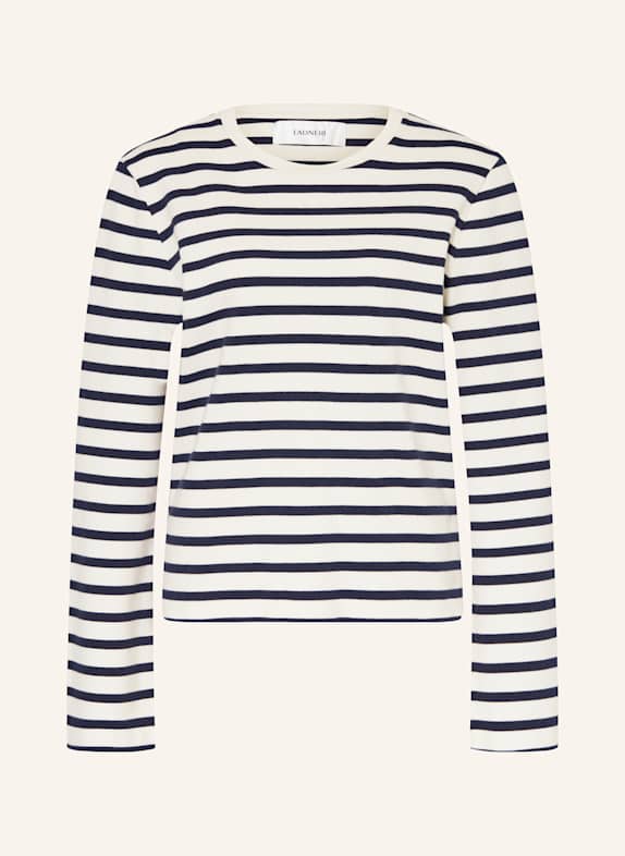 LADNERI Longsleeve BIARRITZ DUNKELBLAU/ ECRU