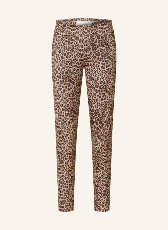 LADNERI Leggings SCHWARZ/ HELLGRAU/ HELLORANGE