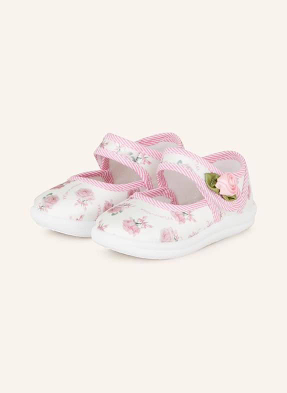 MONNALISA Ballerinas WEISS/ HELLROSA