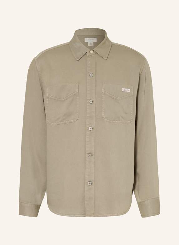 Calvin Klein Jeans Overshirt HELLBRAUN
