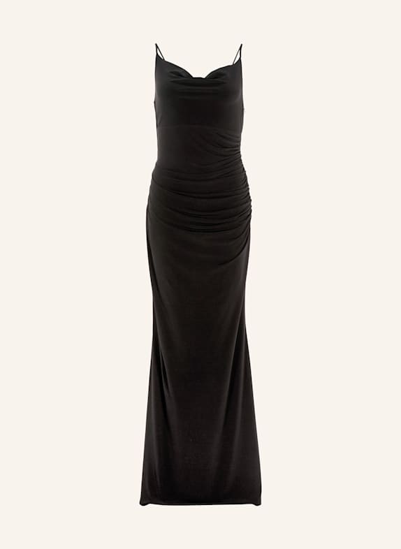 SWING Abendkleid mit Spitze SCHWARZ