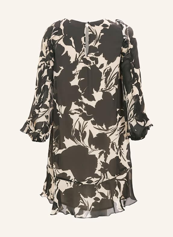SWING Cocktailkleid SCHWARZ/ ECRU