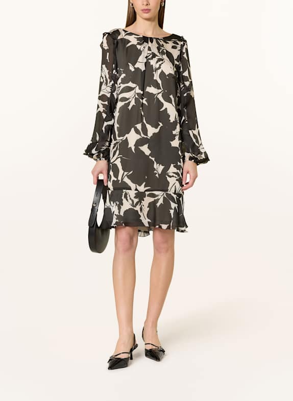 SWING Cocktailkleid SCHWARZ / ECRU