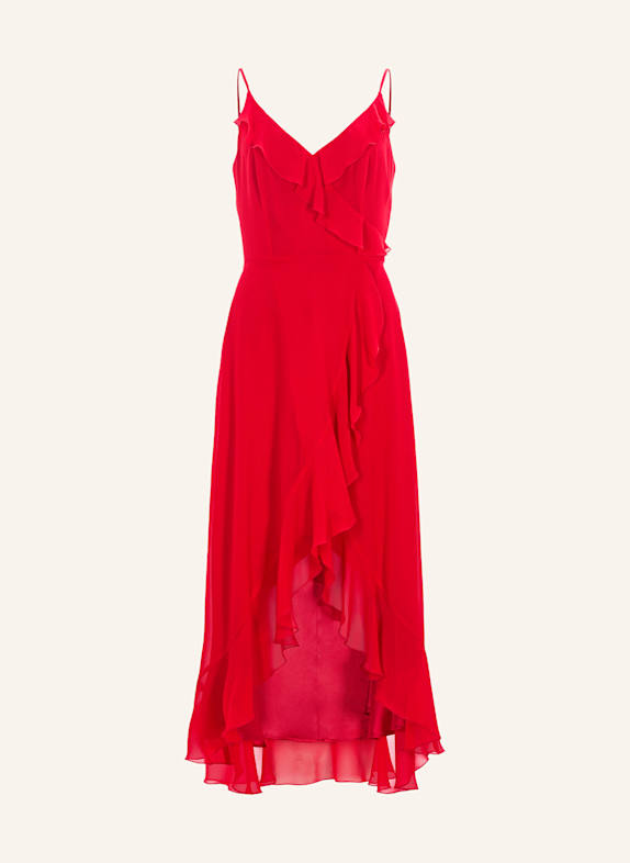 SWING Cocktailkleid mit Volants ROT