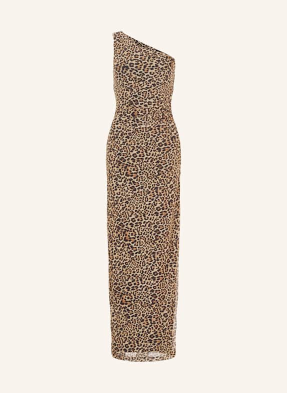 SWING Abendkleid aus Mesh BEIGE/ BRAUN/ SCHWARZ